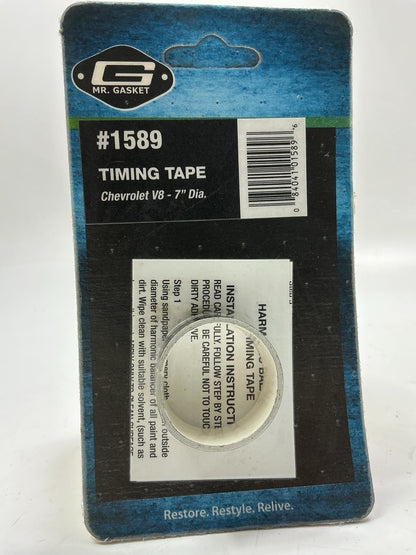 Mr Gasket 1589 7'' Dia. Timing Tape - 65-71 400 SBC, 396/427 BBC Big Block Chevy