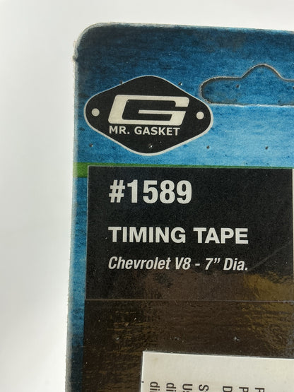 Mr Gasket 1589 7'' Dia. Timing Tape - 65-71 400 SBC, 396/427 BBC Big Block Chevy