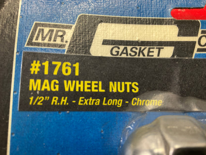 Mr. Gasket 1761 Chrome Plated Wheel Lug Nuts - 5 / Pack,  1/2'' Right Hand Thread