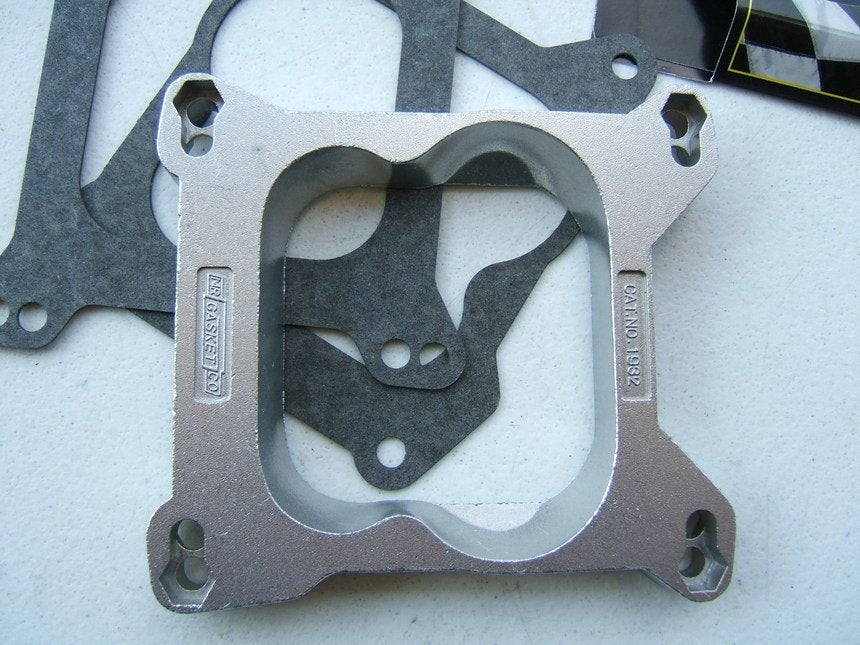 Mr Gasket 1932 Carburetor Spacer Adapter Plate Holley - Quadrajet 4-Barrel Carb