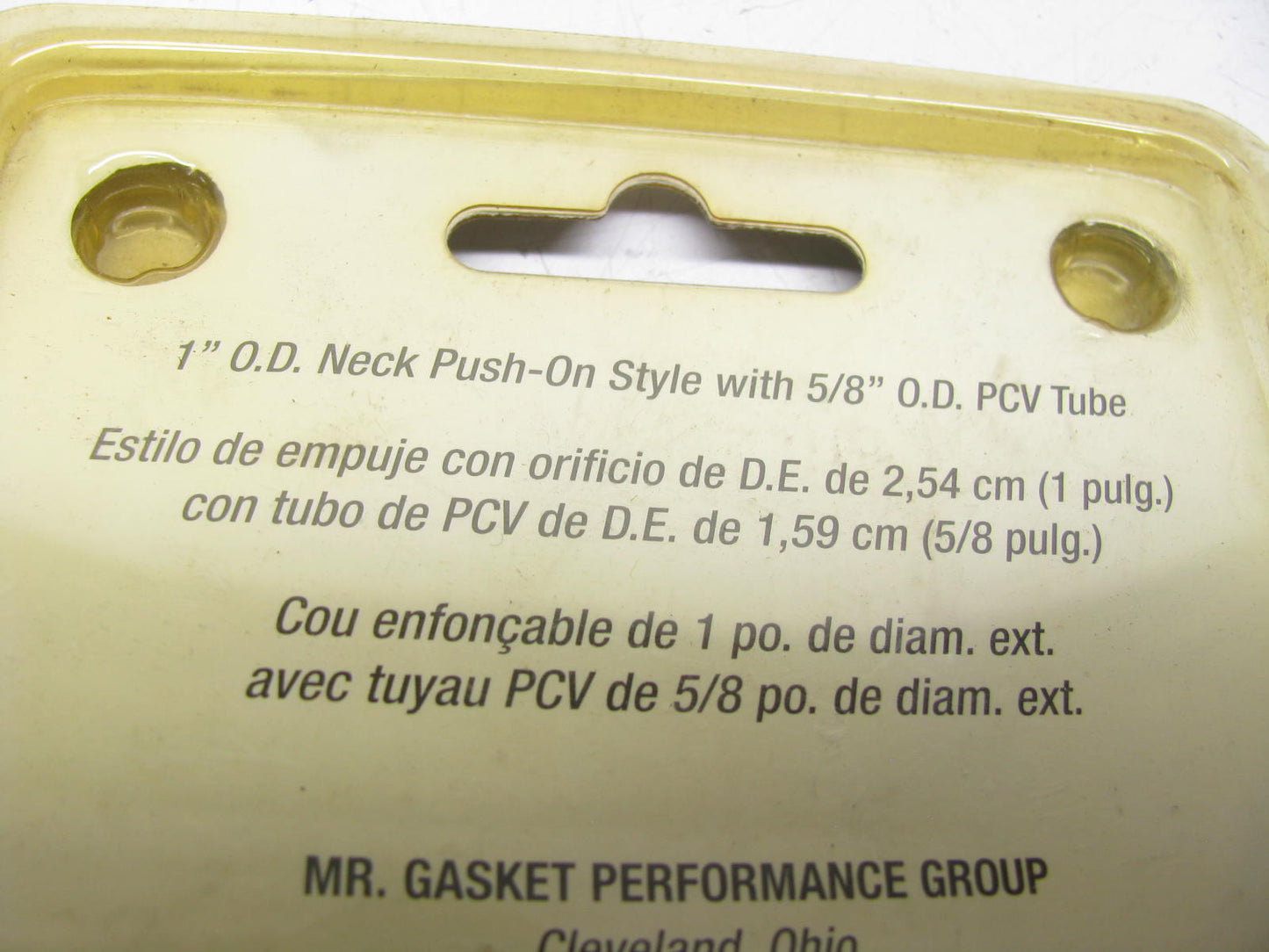 Mr Gasket 2054 Chrome  Engine Crankcase Breather Element Filter