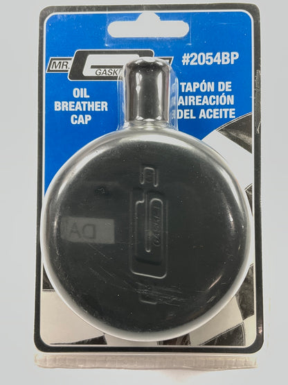 Mr Gasket 2054BP Flat Black Engine Crankcase Breather Cap For 1.22'' Opening