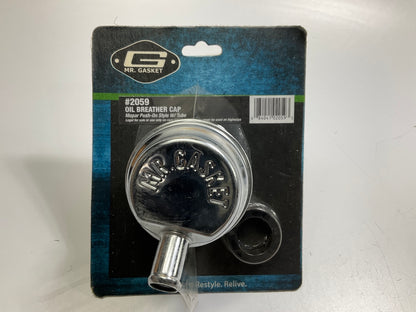 Mr Gasket 2059 Engine Oil Breather Cap, Push-On Style W/ Tube