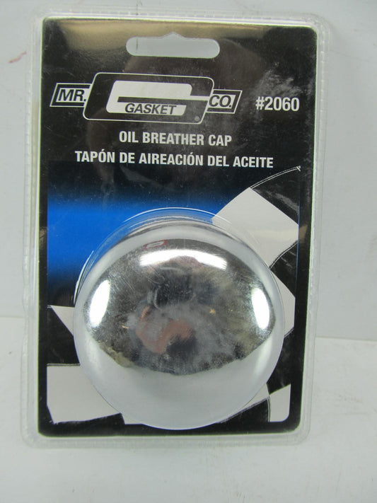 Mr Gasket 2060 Crankcase Chrome Breather Cap For 1-1/2 Inch Oil Filler Tube