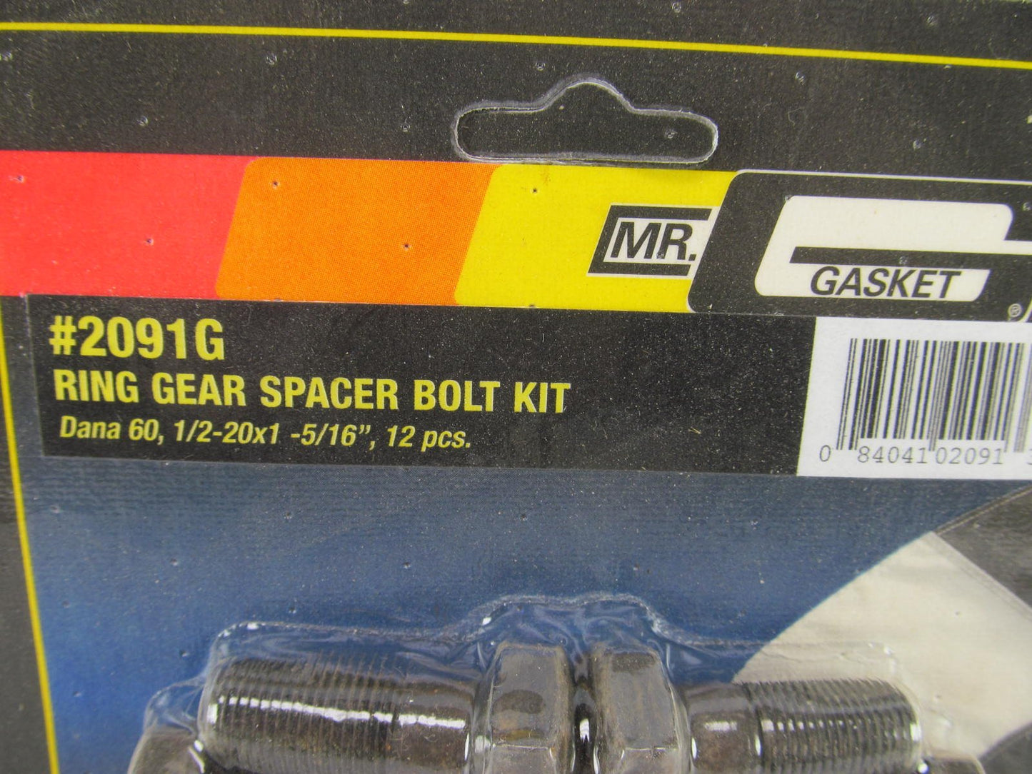Mr Gasket 2091G Dana 60 Rear Axle Ring Gear Spacer Bolt Kit 1/2 X 20 X 1.3125