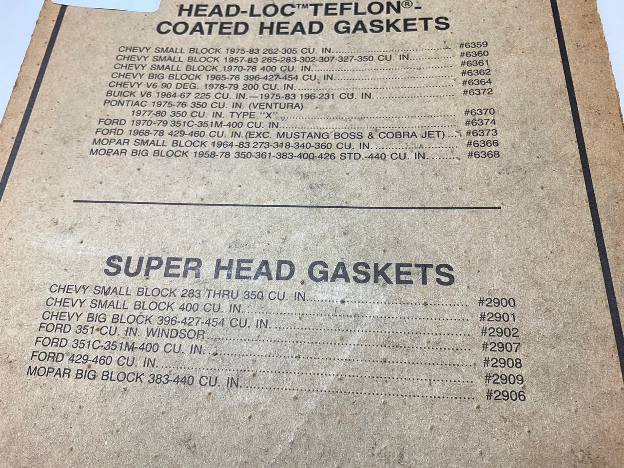 Mr Gasket 2214 Cylinder Head Gasket - SBF Small Block Ford