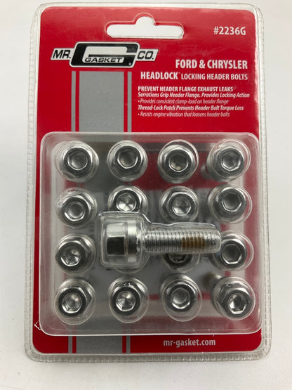 Mr Gasket 2236G Headlock Locking Header Bolts For Chrysler & Ford
