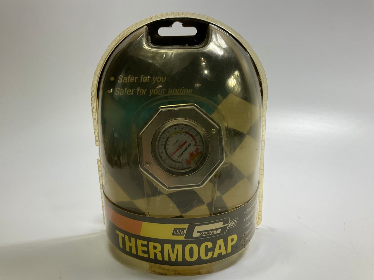 Mr Gasket 2470S Radiator Cap Thermocap For Domestics 16 PSI, Silver
