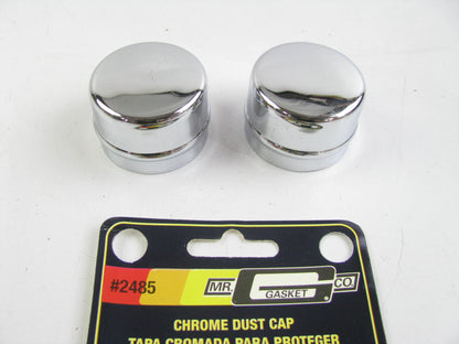Mr Gasket 2485 Wheel Bearing Dust Caps, Chrome, Pair, 1.790'' Diameter