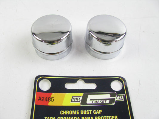 Mr Gasket 2485 Wheel Bearing Dust Caps, Chrome, Pair, 1.790'' Diameter