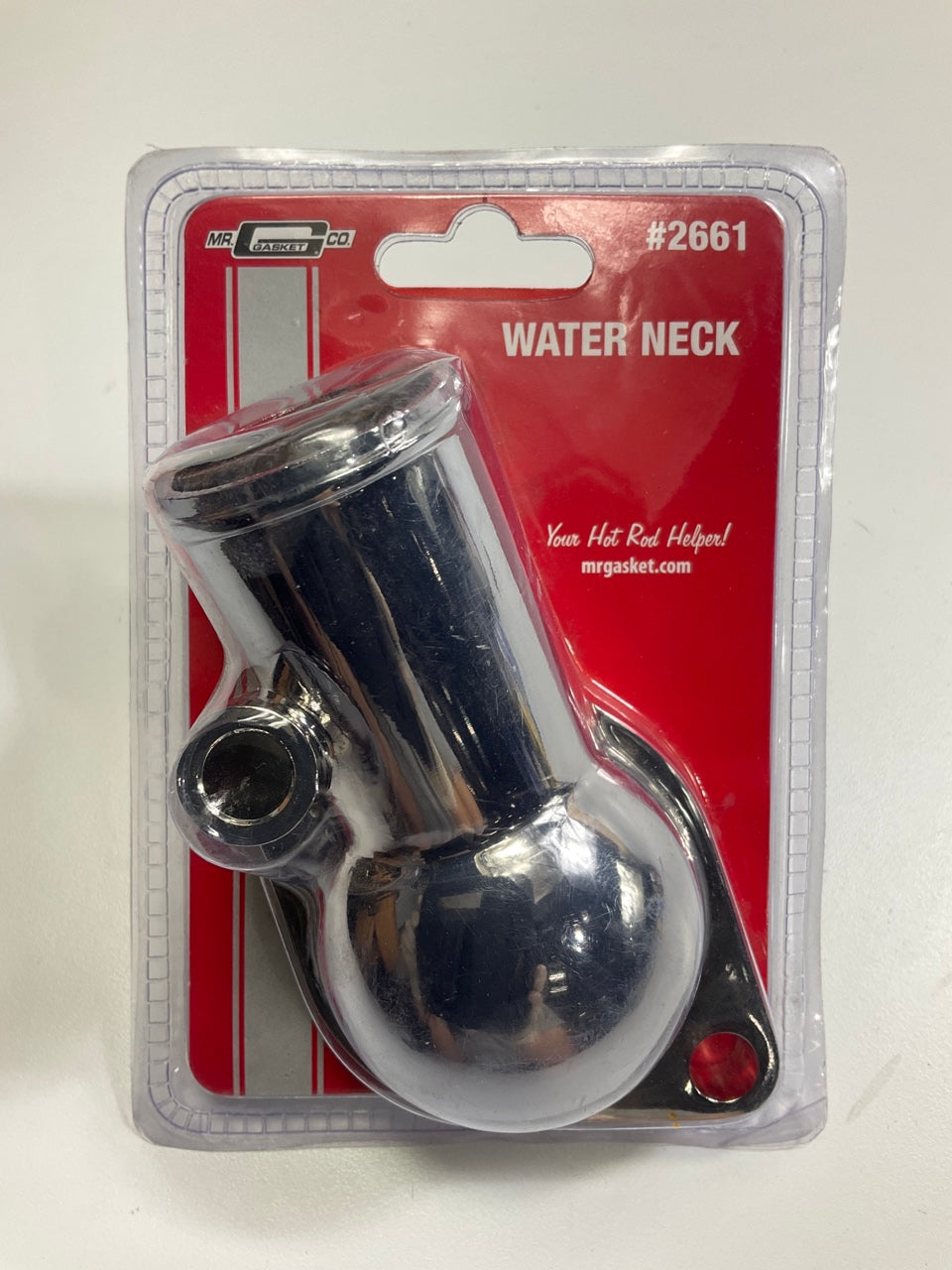 Mr Gasket 2661 Chrome Engine Coolant Thermostat Housing