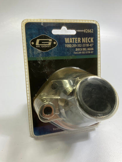 Mr Gasket 2662 Coolant Water Thermostat Housing Water Neck