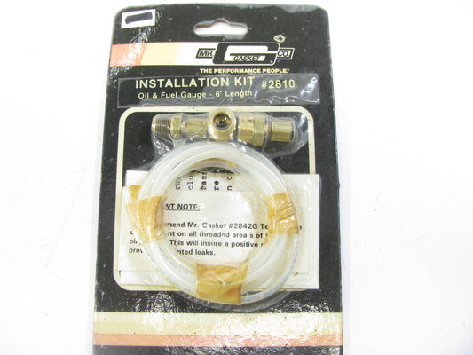 Mr Gasket 2810 Oil & Fuel Gauge Installation Kit - 6' Length