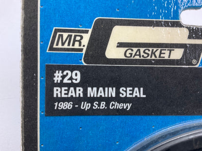 Mr Gasket #29 Rear Main Seal 1986-Up Small Block Chevy SBC
