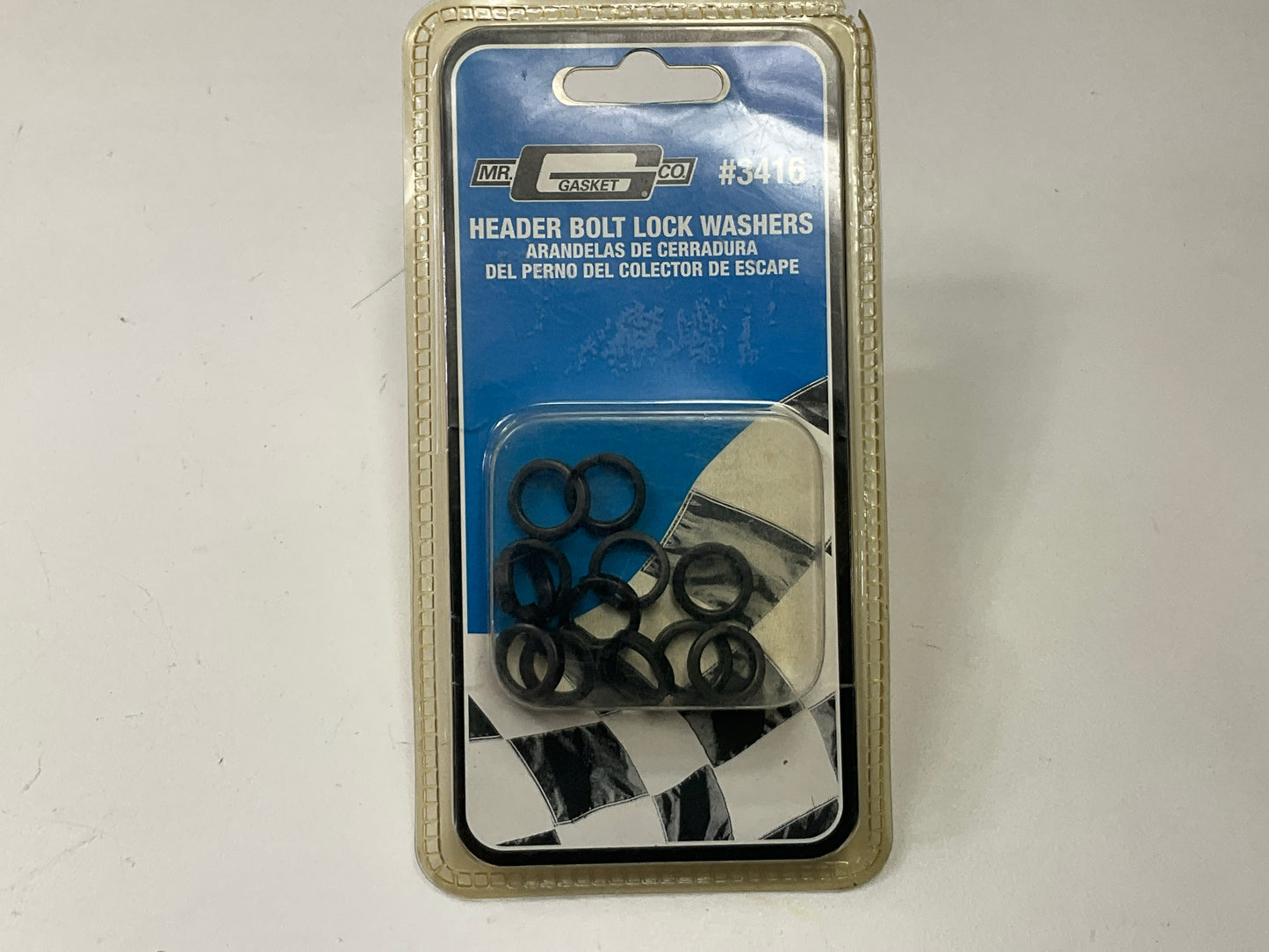 Mr Gasket 3416 Header Bolt Lockwashers For 3/8'' Bolts - 12/Pack Lock Washers