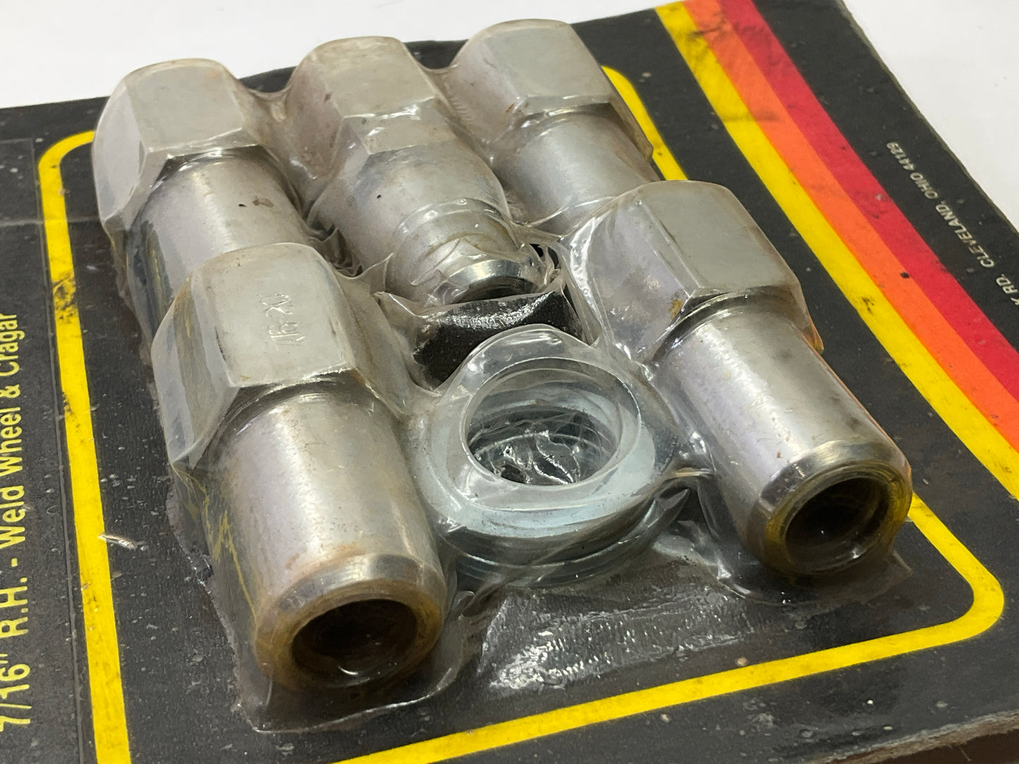 Mr Gasket 4304 Open End 7/16 R.H. Wheel Lug Nuts, Set Of 5, Weld & Cragar Wheels
