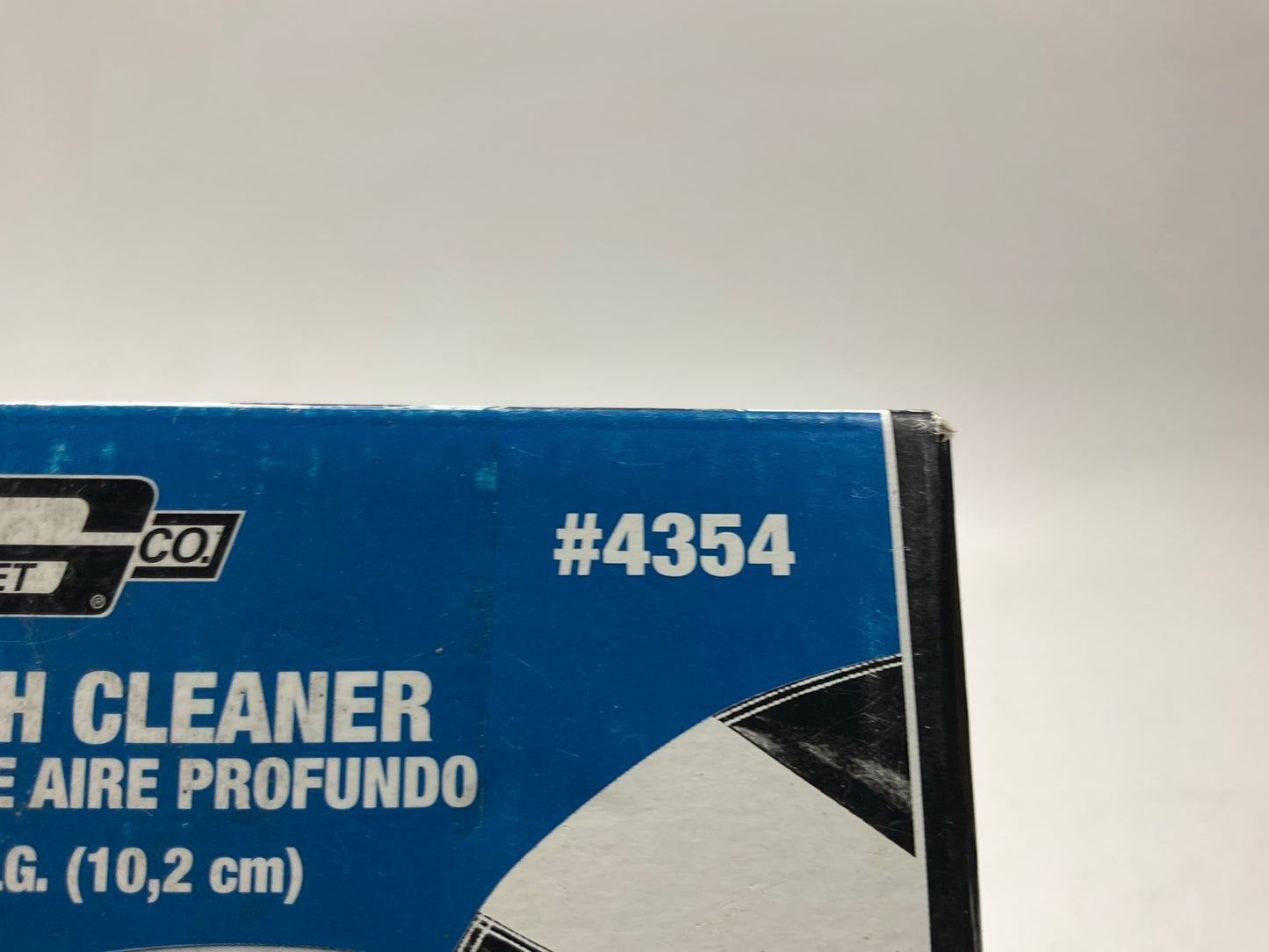 Mr. Gasket 4354 Air Cleaner Assembly Deep Dish 4''X 2'' Tall, W/ Air Filter