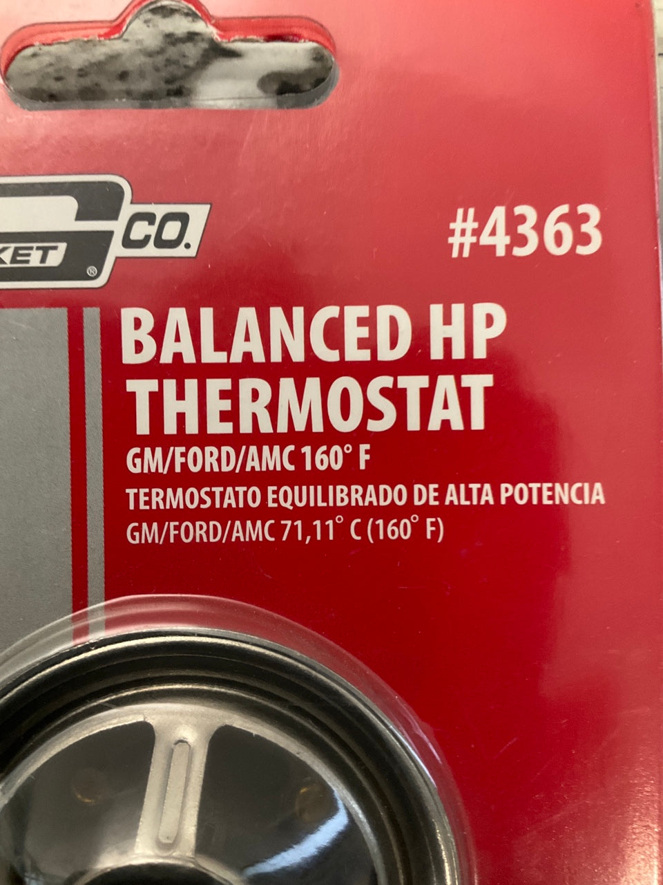 Mr. Gasket 4363  High Performance / High Flow Thermostat - 160 Degrees