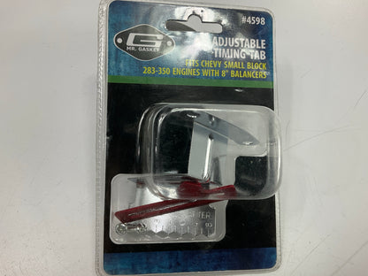 Mr. Gasket 4598 Adjustable Timing Tab - Chevy Small Block 283-350 W/ 8'' Balancer