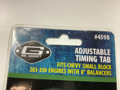 Mr. Gasket 4598 Adjustable Timing Tab - Chevy Small Block 283-350 W/ 8'' Balancer