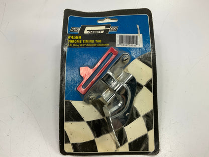 Mr. Gasket 4599 Adjustable Timing Tab Chrome For BBC Chevy Big Block 8'' Balancer