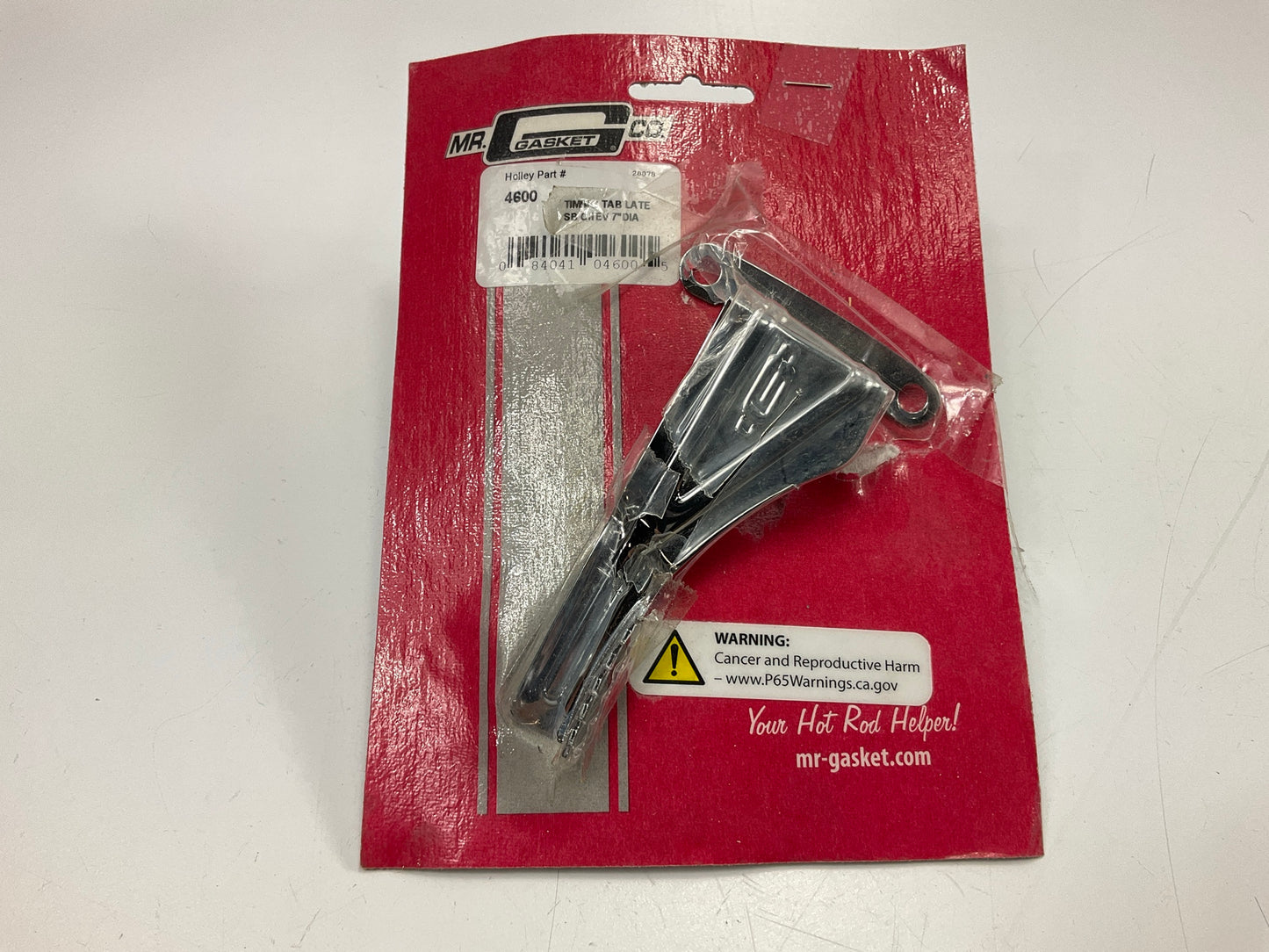 Mr Gasket 4600 Engine Timing Tab - Chevy Small Block SBC W/ 7'' Balancer