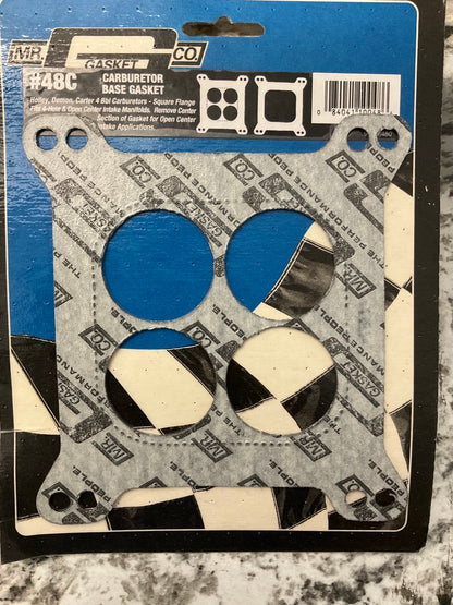 Mr. Gasket 48C Performance Carburetor Base Gasket For Holley, Demon, Carter 4BBL