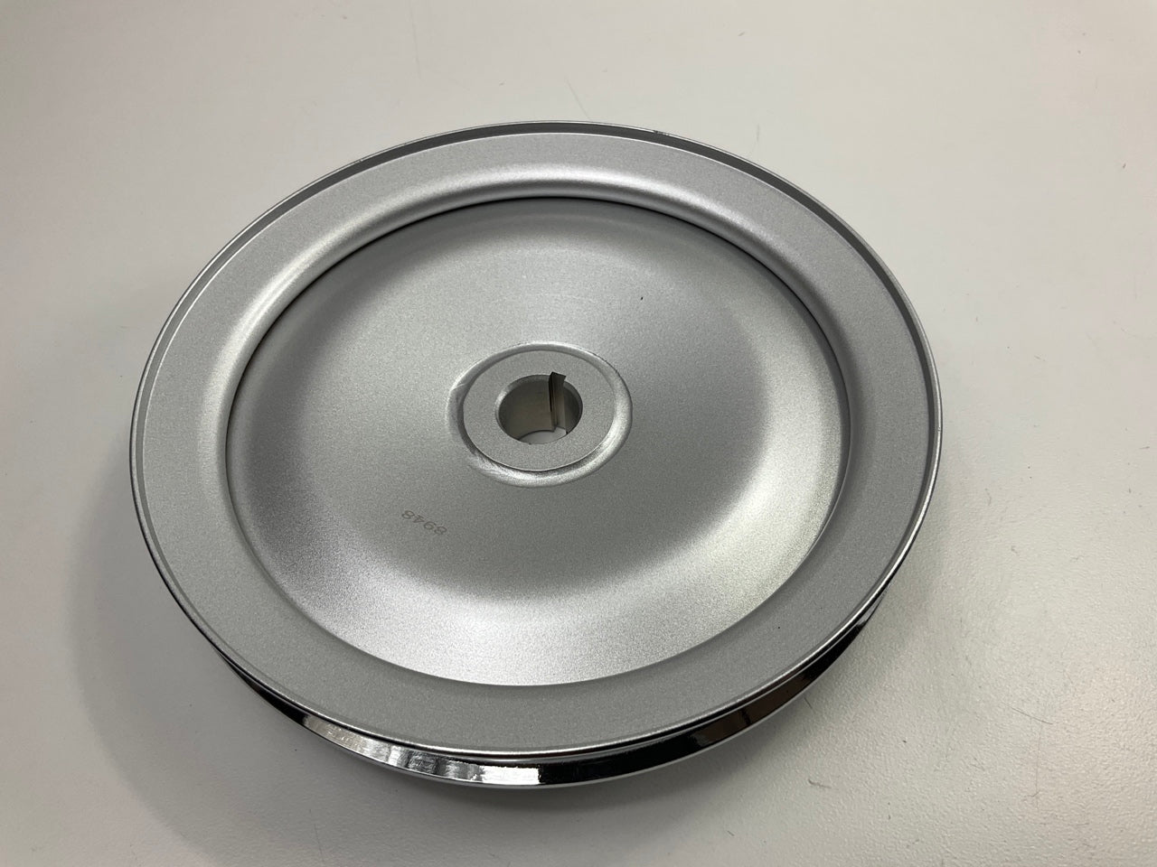 Mr. Gasket 4948G Chrome Power Steering Pump Pulley - 1967-1984 Chevy V8