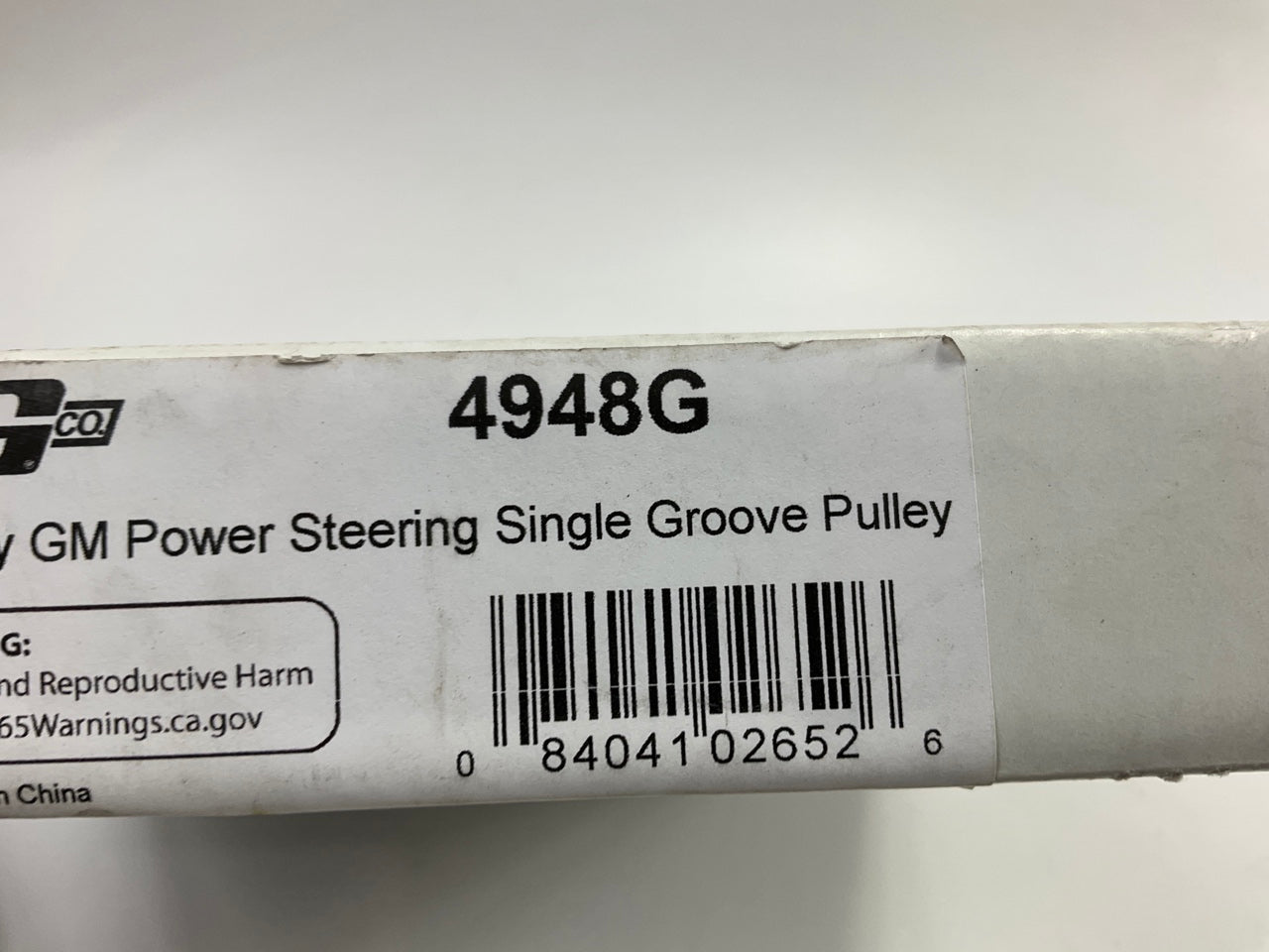 Mr. Gasket 4948G Chrome Power Steering Pump Pulley - 1967-1984 Chevy V8