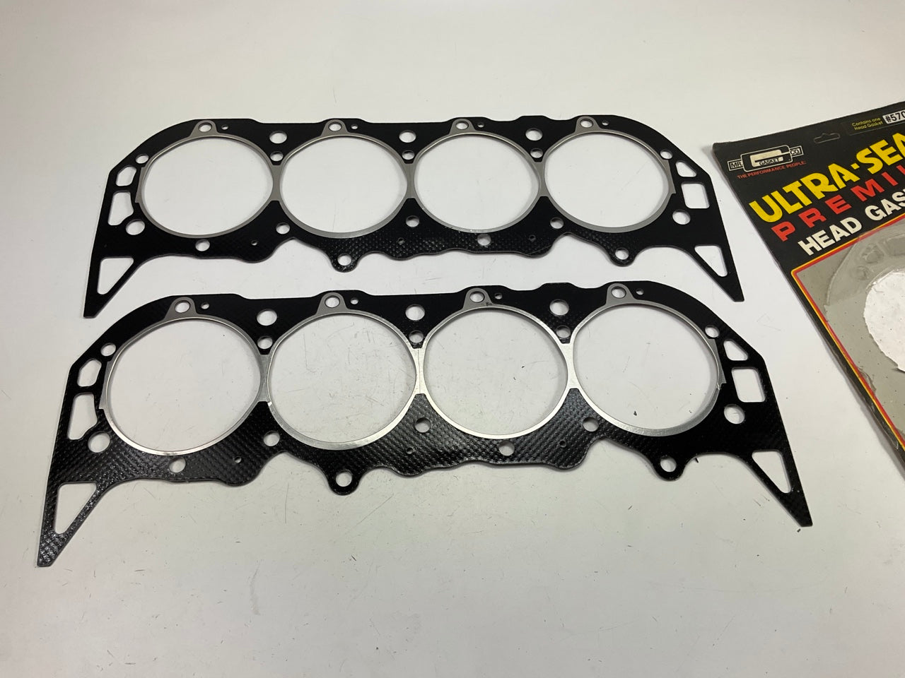 (2) Mr Gasket 5702 Cylinder Head Gaskets - BBC Big Block Chevy, 4.520'' Bore