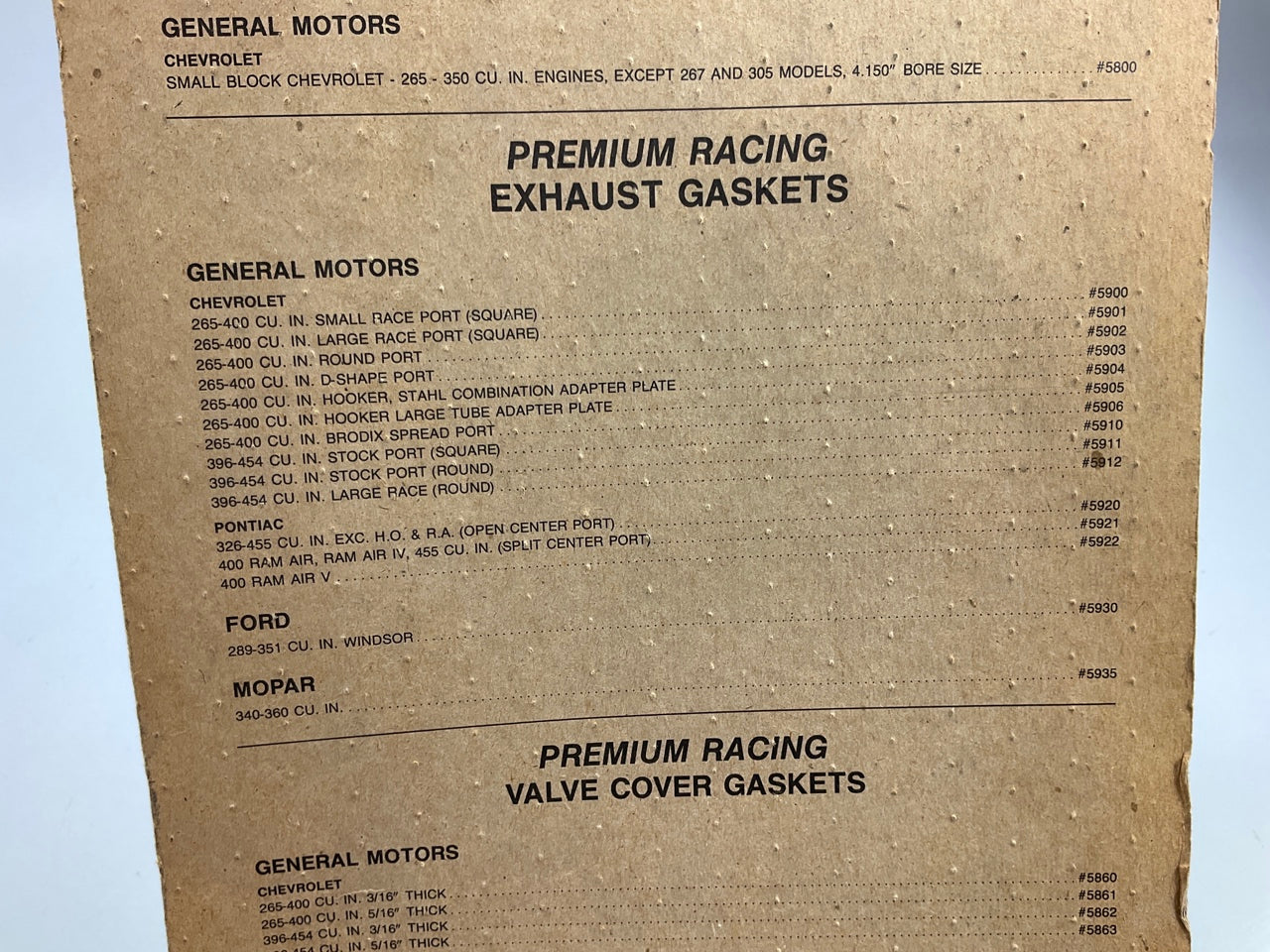 (2) Mr Gasket 5702 Cylinder Head Gaskets - BBC Big Block Chevy, 4.520'' Bore