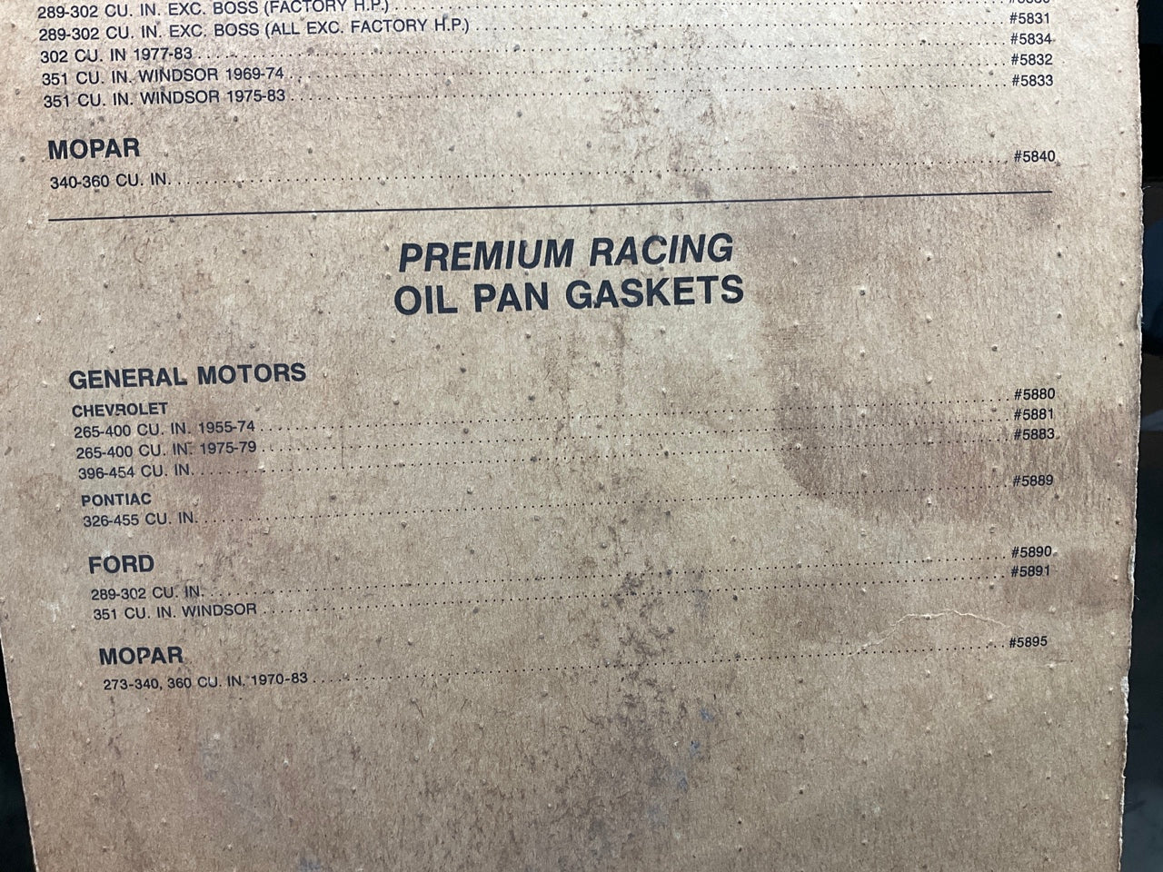 Mr Gasket 5703 SBC Chevy Performance Cylinder Head Gasket, Aluminum Head