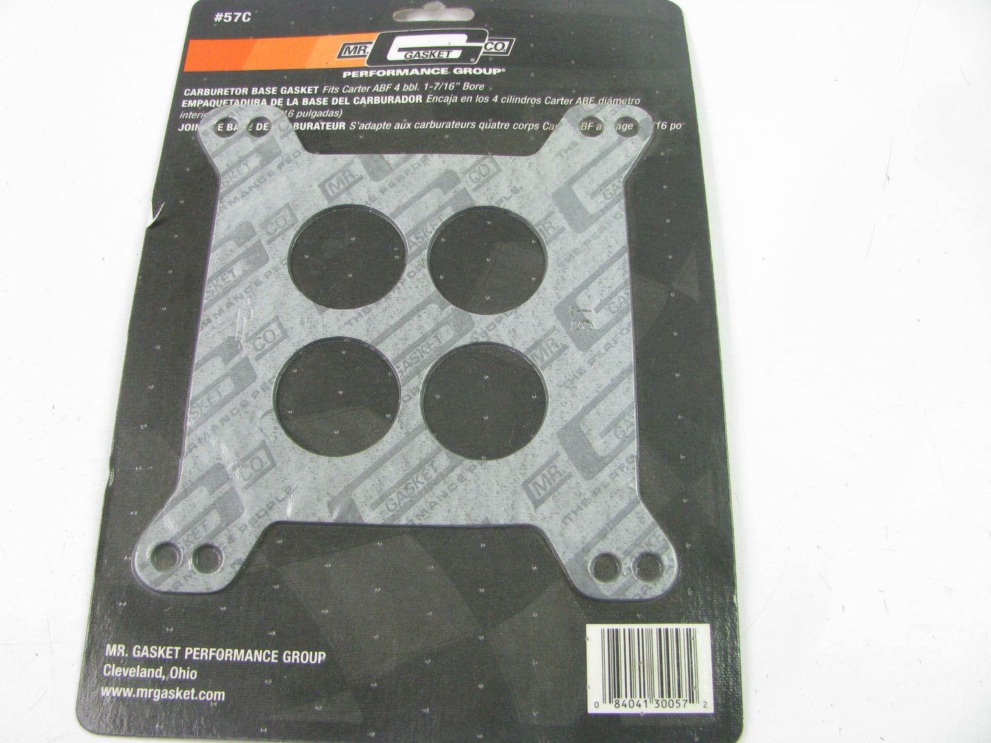Mr. Gasket Performance Carter Carburetor Base Gasket - 4-Hole  1-7/16 Inch Bore