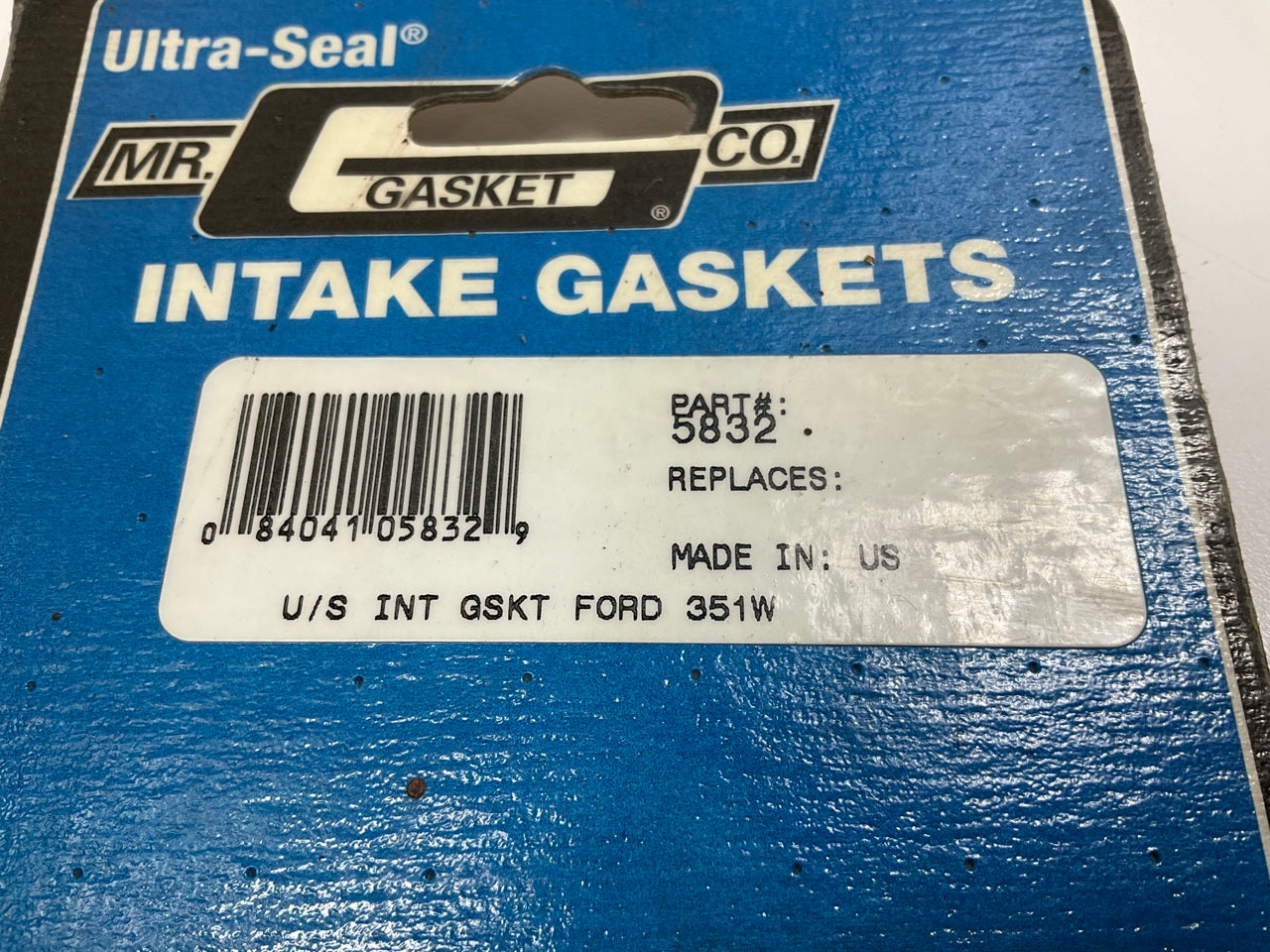 Mr Gasket 5832 Engine Intake Manifold Gasket Set For 1969-1976 Ford 351W-V8
