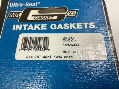 Mr Gasket 5832 Engine Intake Manifold Gasket Set For 1969-1976 Ford 351W-V8
