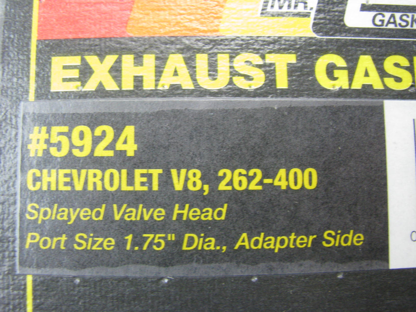 Mr Gasket 5924 Exhaust Header Gaskets Chevy Small Block Splayed Valve Heads SBC