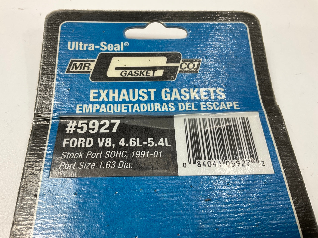 Mr Gasket 5927 Exhaust Header Gaskets - 91-01 Ford 4.6L 5.4L 1.63'' Round Port