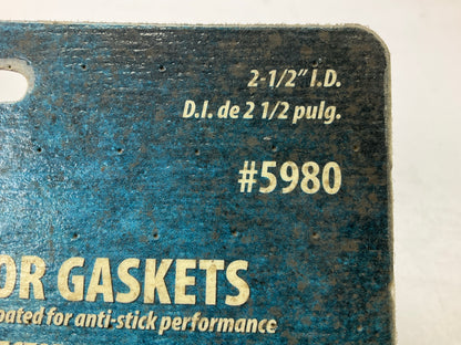 Mr Gasket 5980 Ultra-Seal Header Collector Gaskets 2.5'' With 3 Bolt Holes