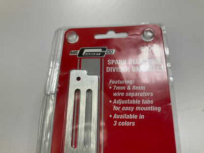 Mr Gasket 6018 Universal Spark Plug Wire Divider Bracket Set - Brushed Aluminum