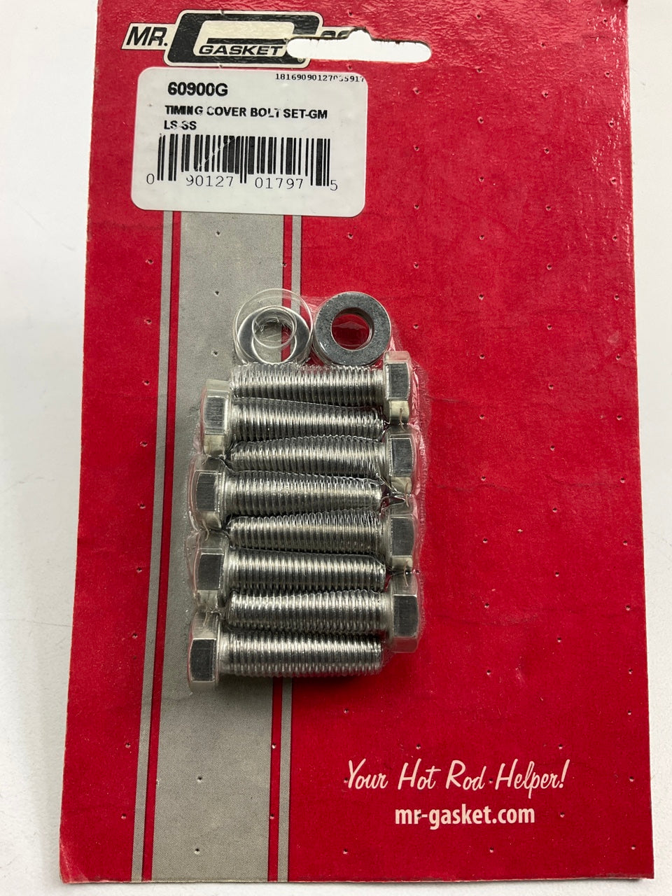 Mr Gasket 60900G Timing Cover Stainless Steel Bolt Set - GM LS Engines