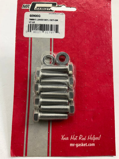 Mr Gasket 60900G Timing Cover Stainless Steel Bolt Set - GM LS Engines