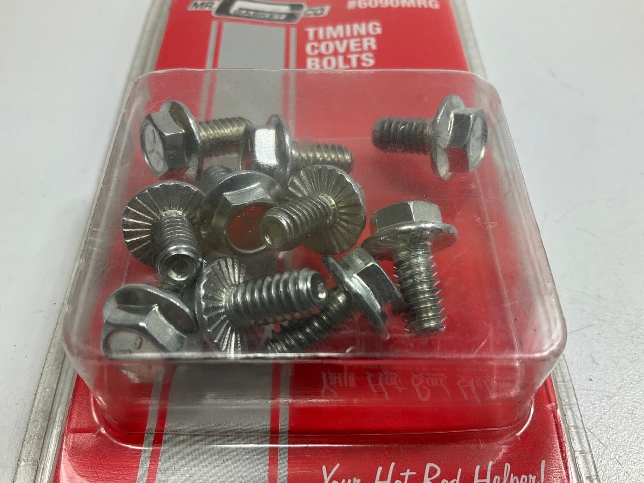 Mr Gasket 6090MRG Engine Timing Cover Bolt Set - Chevy SBC/BBC Small & Big Block