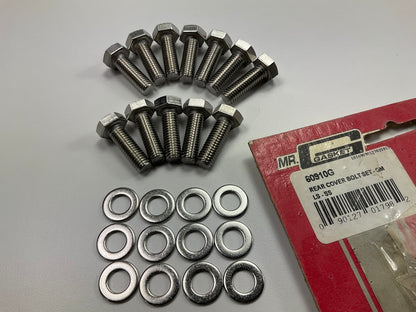 Mr. Gasket 60910G Rear Engine Block Cover Bolt Set - Stainless Steel