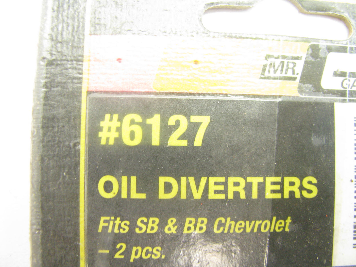 Mr Gasket 6127 Oil Diverters For Chevrolet Small Block And Big Block, 2 Piece