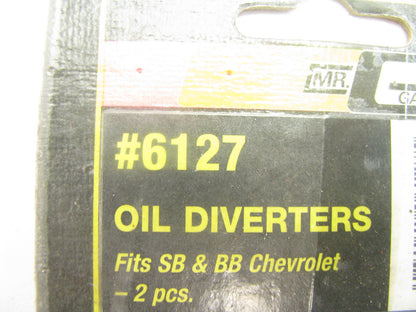 Mr Gasket 6127 Oil Diverters For Chevrolet Small Block And Big Block, 2 Piece