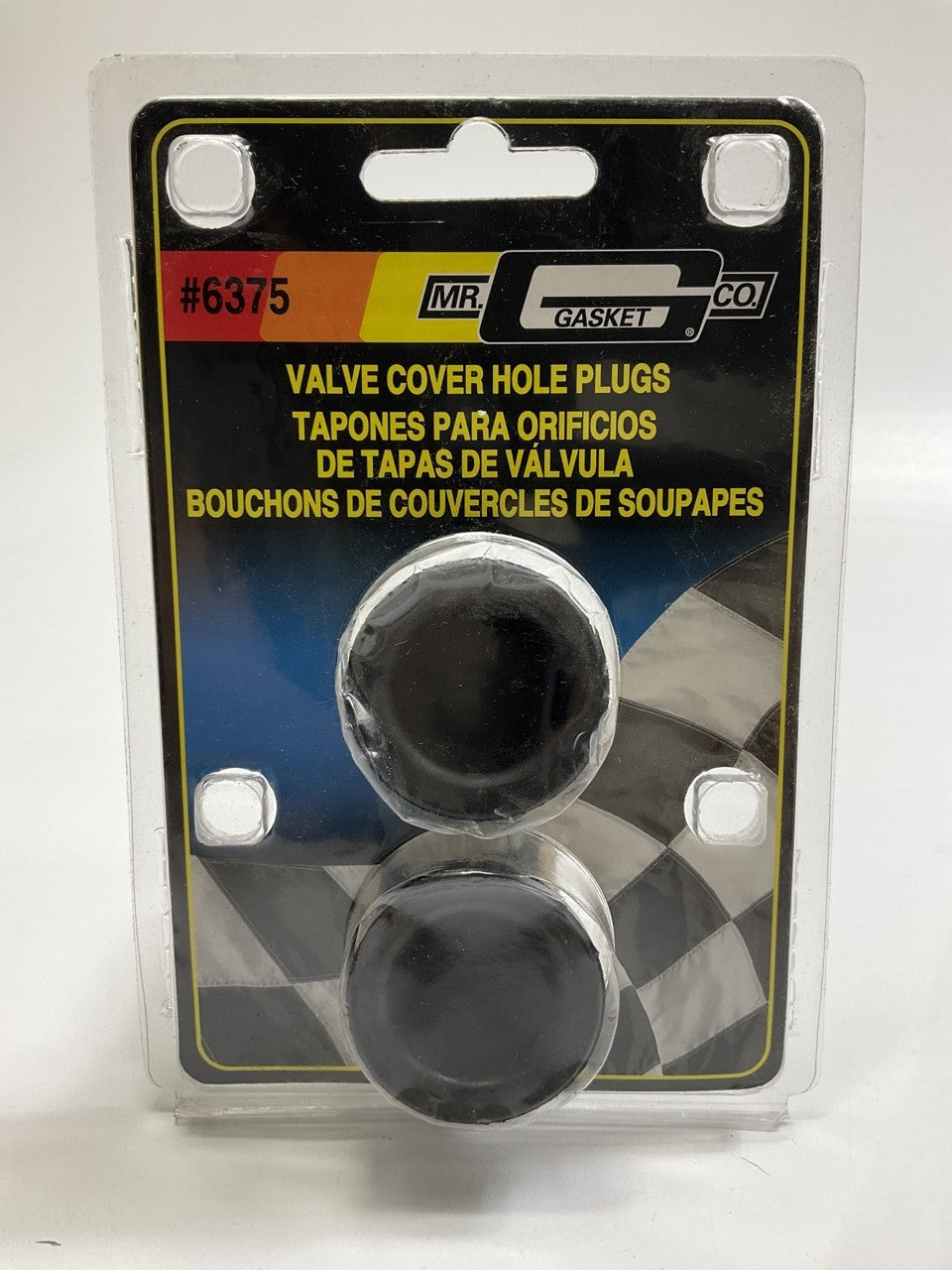Mr. Gasket 6375 Valve Cover Breather Grommet Plugs, Pair,  1-1/4'' OD