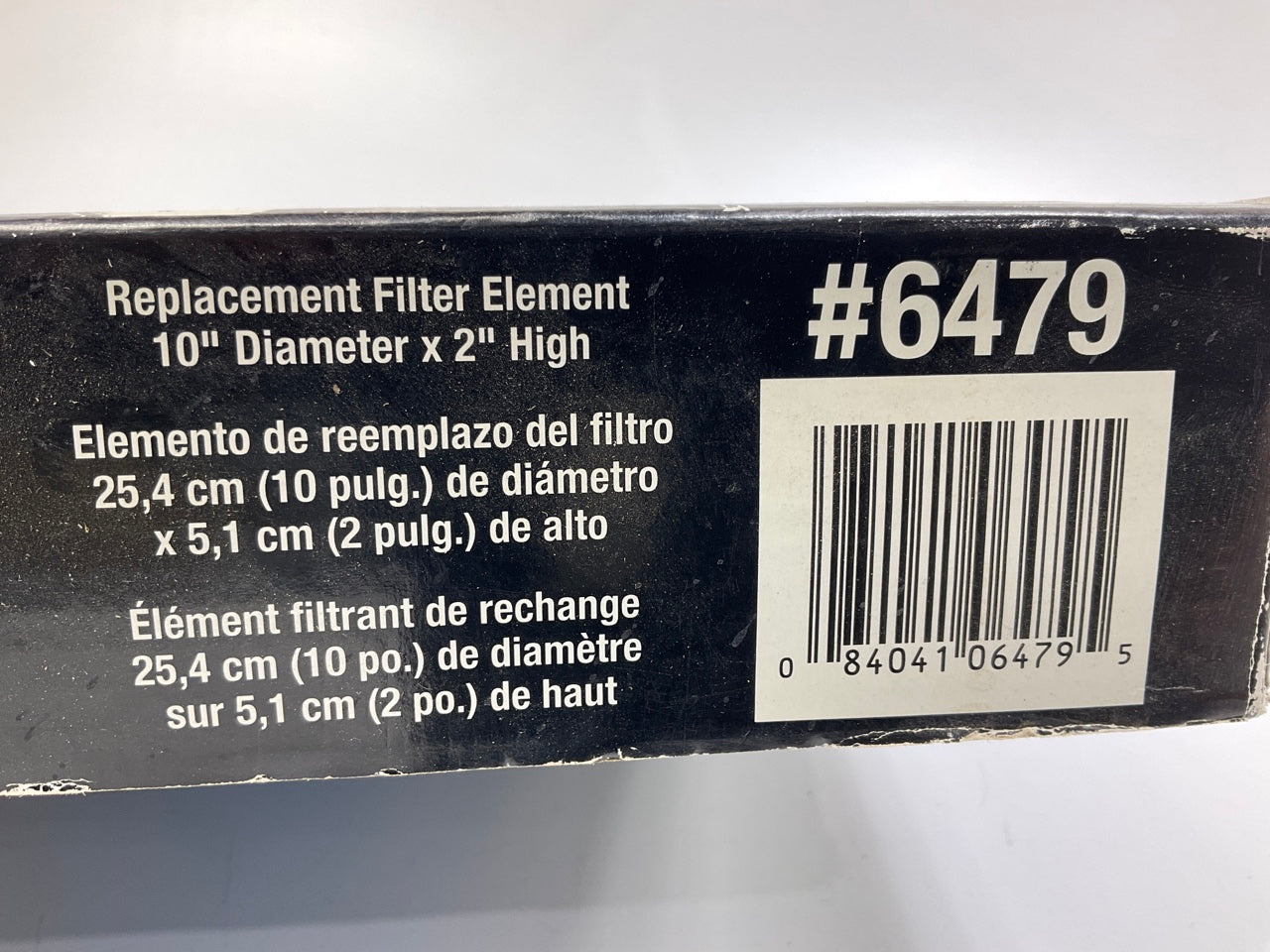 Mr. Gasket 6479 Air Filter Element - 10 Inch X 2 Inch - Paper
