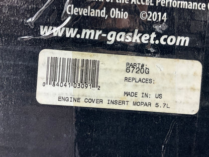 USED AS SHOWN AS-IS Chrome Engine Cover Insert Plate For 09-10 Challenger 5.7L