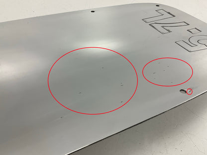 USED AS SHOWN AS-IS Chrome Engine Cover Insert Plate For 09-10 Challenger 5.7L