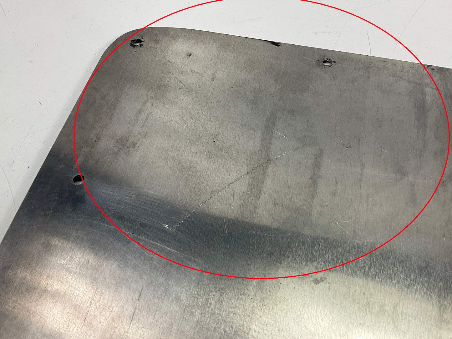 USED AS SHOWN AS-IS Chrome Engine Cover Insert Plate For 09-10 Challenger 5.7L